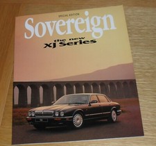 Jaguar XJ Series Promotional Brochure X300 1994-1995