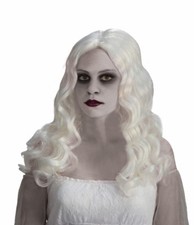 GHOSTLY SPIRITS SPIRITED WIG WHITE WIG ADULT HALLOWEEN COSTUME ACCESSORY 70199