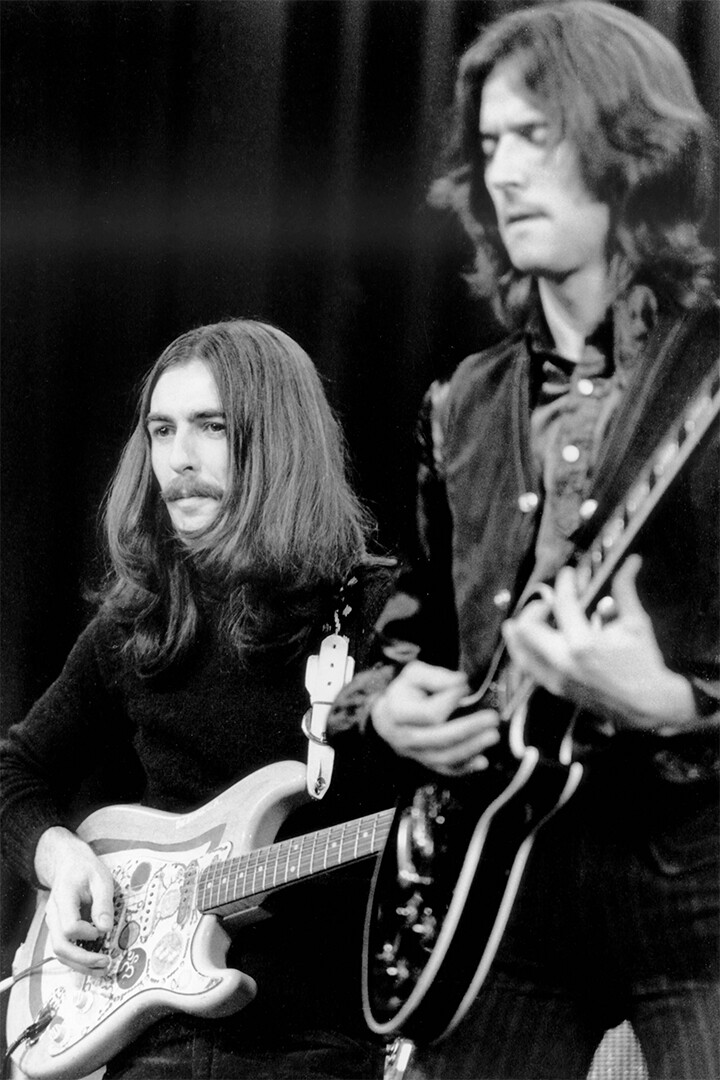 未使用 非売品 来日公演記念 ジョージ・ハリスン & エリック・クラプトン‼ George Harrison Eric Clapton ジョージ・ハリスン エリック