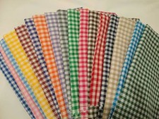 1 NEW FAT QUARTER 18"x22" PIECE OF GINGHAM CHECK FABRIC FOR CRAFTS & SEWING