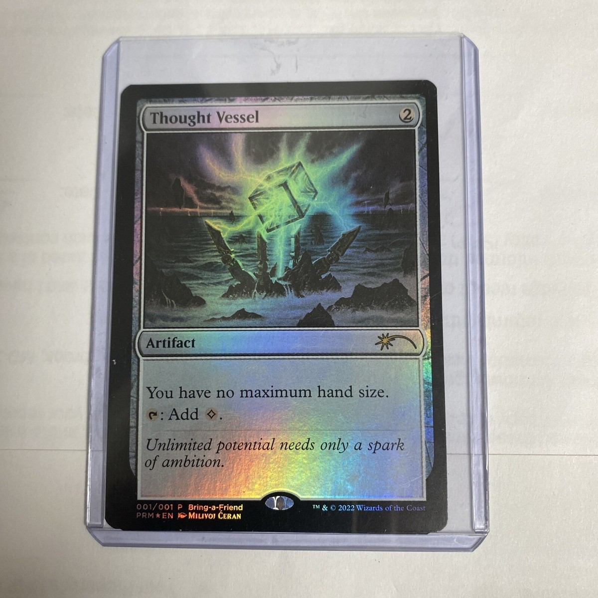 Magic cards ! Foil Promo Card Magic Card PRM 001 Thought