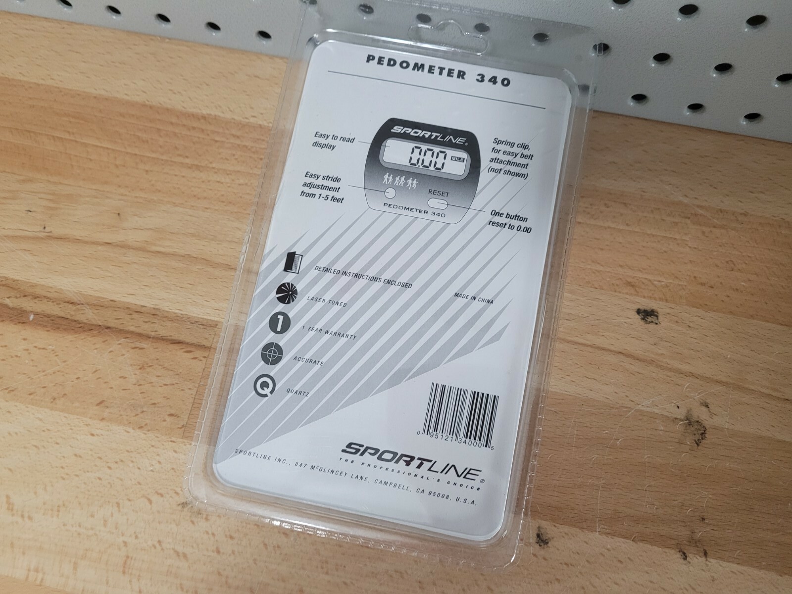 Sportline Pedometer 340 Series Step & Distance for sale online eBay