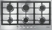 Candy PG9601SXGH Ebene Kochen Versenkt 6 Feuer A Gas 90 Cm Edelstahl