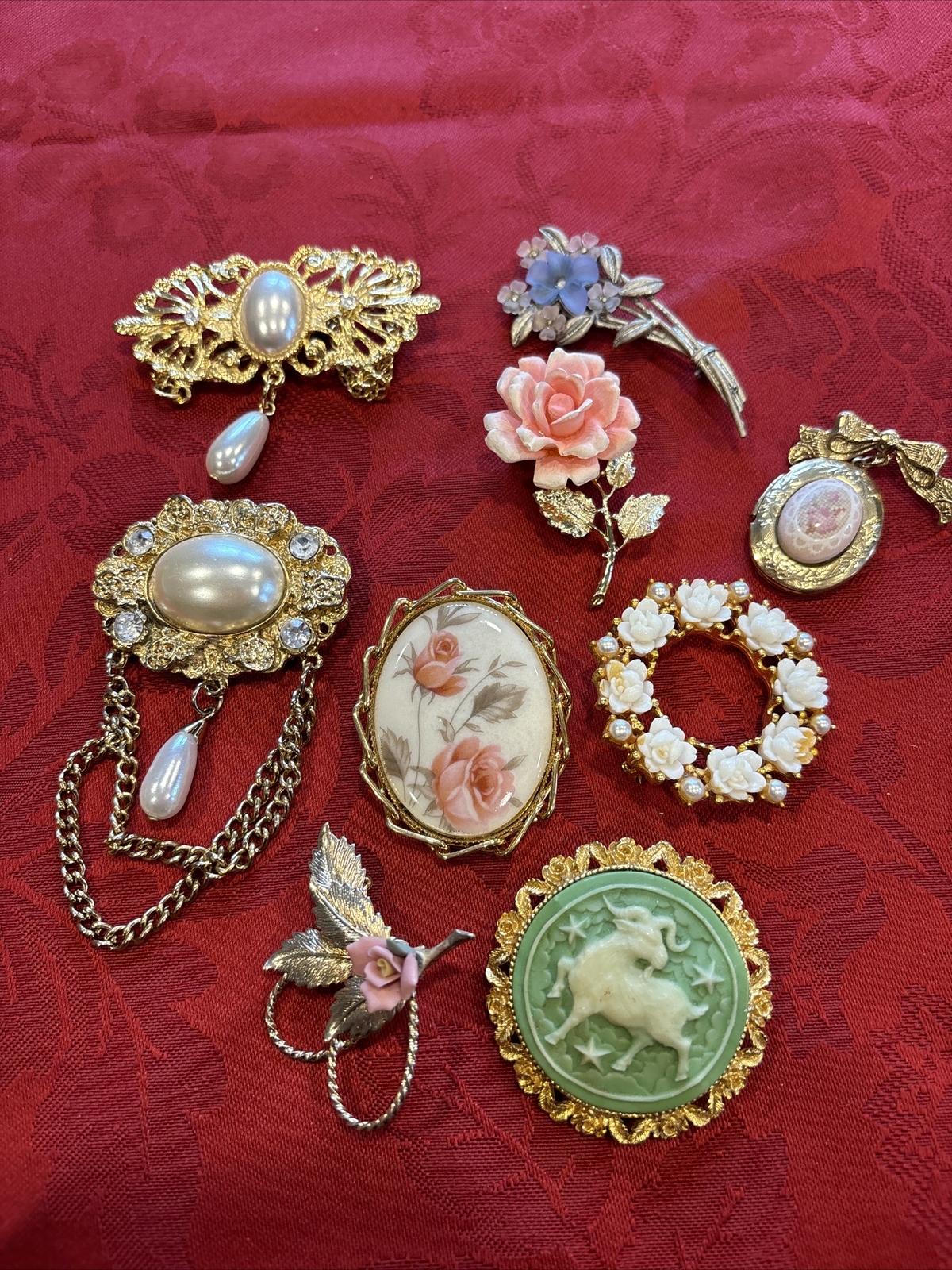 lot of vintage brooches pins eBay
