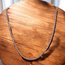 100% Pure  Oxidize  Copper Wheat  Viking jewelry  Copper Chain Necklace All Size