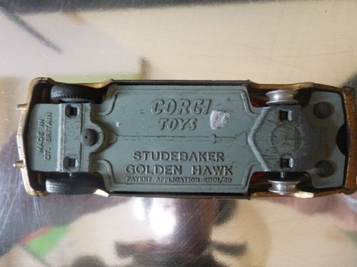 Collector Vintage: STUDEBAKER Golden Hawk / CORGI TOYS - Photo 2/10