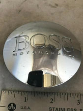 Old Logo Boss Motorsport Wheels Chrome Wheel Rim Hub Cover Center Cap 3173