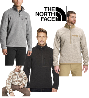 #ad #ad 🔥New Mens The North Face Gordon Lyon 1 4 Zip Jacket PrintedBlackGray $59.99