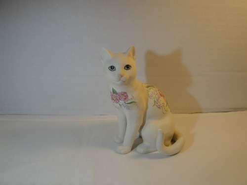LENOX RHYN-RIVET PAINTED CAT FIGURINE SIGNED 5" - Picture 11 of 15