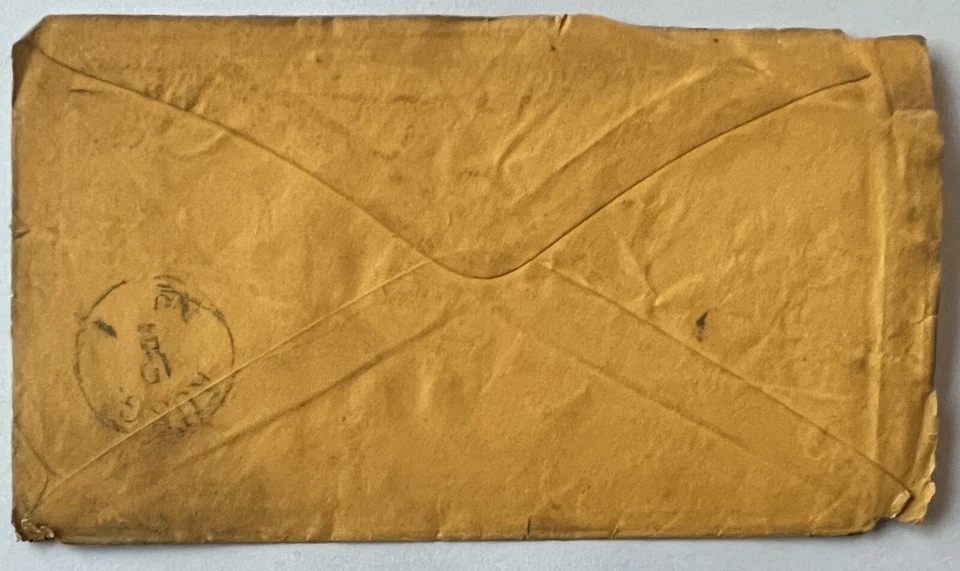 RARE 1870's COVER RED DUPLEXED STARS NY CANCEL TO BROMBERG, BACKSTAMPED AUSG. - Image 4 of 4