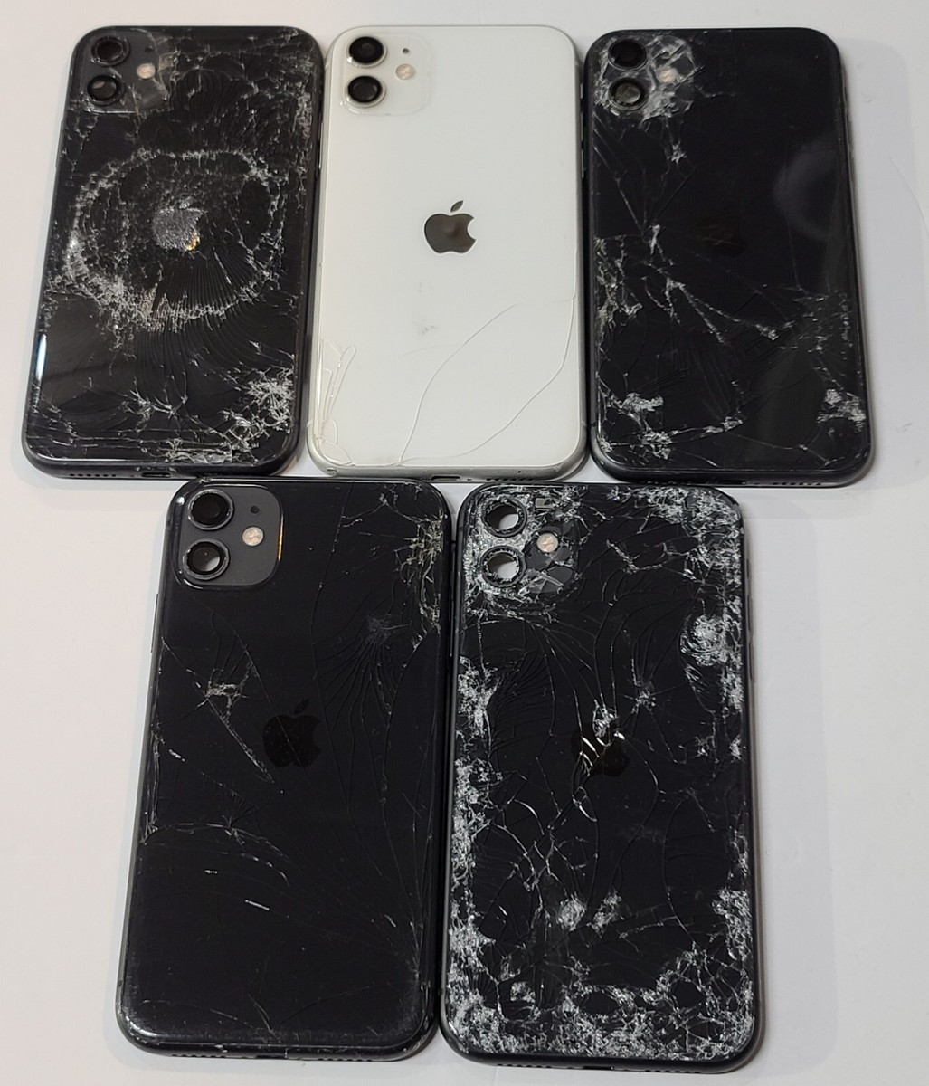 OEM Apple IPhone 11 Original Crack Housing,Mix Colors, Lot Of 5:CH077 OEM Apple IPhone 11 Original Crack Housing,Mix Colors, Lot Of 5:CH077