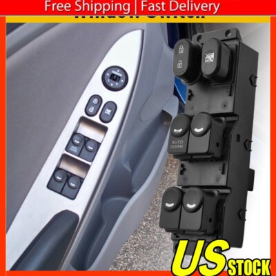 Master Power Window Door Switch For 2012-2017 Hyundai Accent Front Left