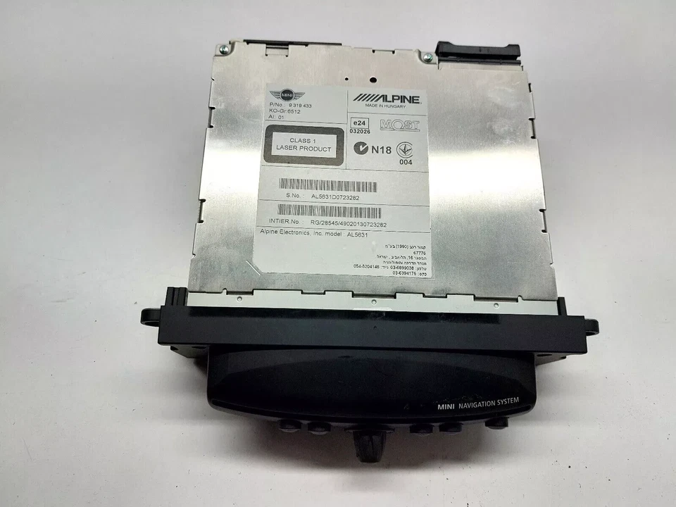 MINI COUNTRYMAN R60 2013 ALPINE MINI NAVIGATION SYSTEM HEAD UNIT 9319433 - Image 2 of 4