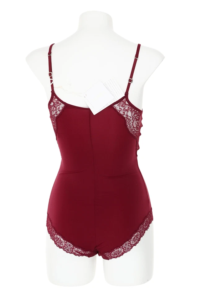 La Perla L60451 Bianca 钢圈蕾丝紧身衣裤梅色 36B 码 — 第 3/3 张图片