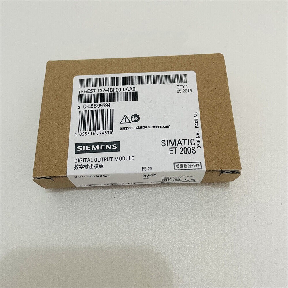 New Siemens 6ES7132-4BF00-0AA0 Electronics module for ET200S 6ES7