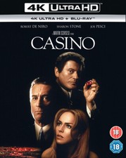 Casino Blu-ray (2019) Robert De Niro, Scorsese (DIR) cert 18 2 discs Great Value