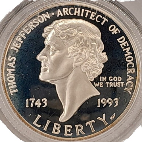 【認定書付】1993年 ジェームズ・マディソン 1ドル銀貨 Dミント 1993-S Madison $1 Silver Commemorative Dollar PR70DCAM | eBay