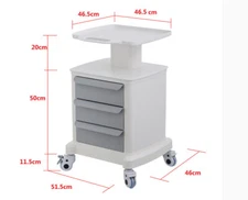 Portable Tool Cart Mobile Trolley Cart for Ultrasound Imaging System Scanner