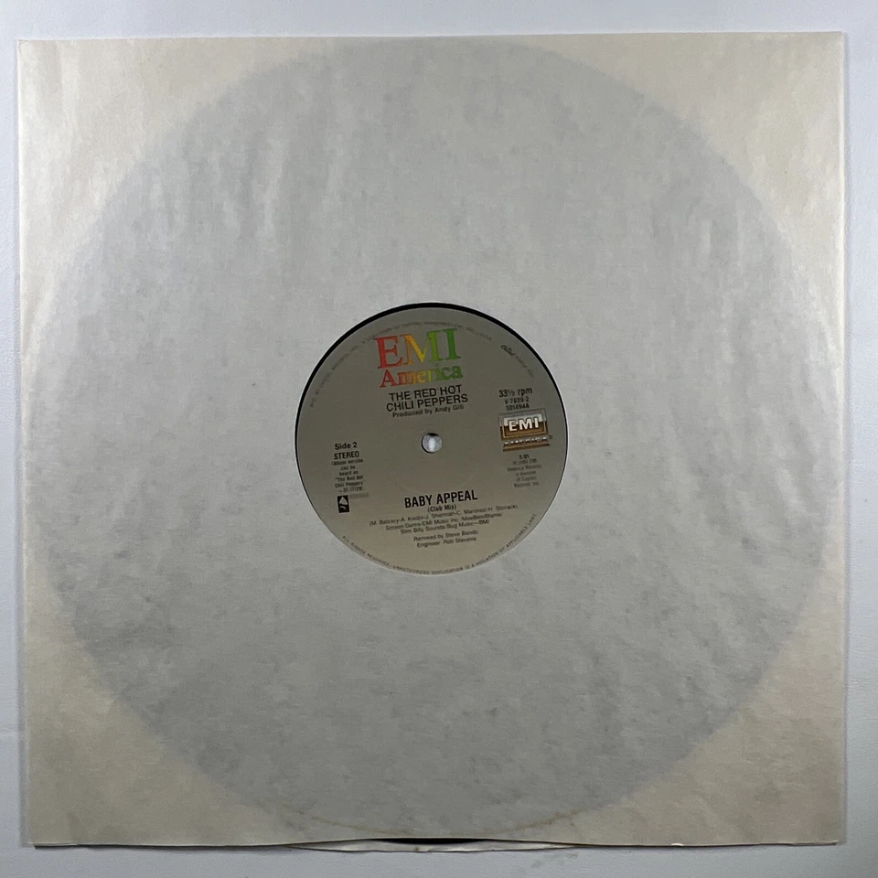 Red Hot Chili Peppers “Get Up & Jump/Baby Appeal (Dance Mix)” LP/EMI (EX) Shrink Foto 3 de 4