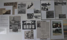Naval / Military Ephemera  Belgrano Thetis Submarine Photo Article Clipping etc.