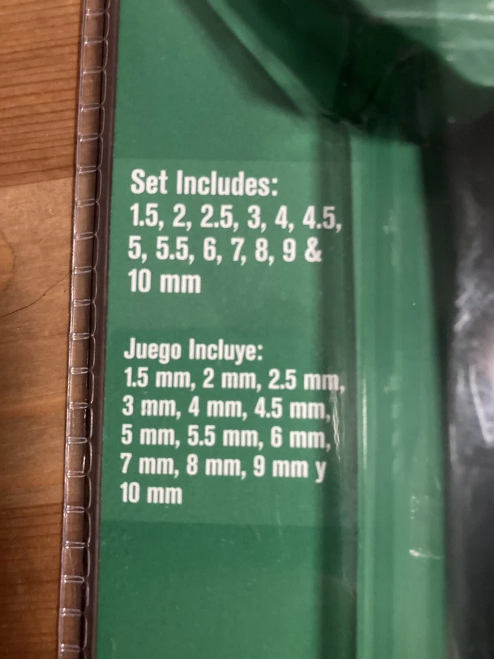 13 Piece Allen Key Set - Long Metric Hex Key Set - Image 2 of 3