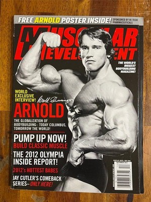 MUSCULAR DEVELOPMENT bodybuilding muscle magazine ARNOLD SCHWARZENNEGER 12-12
