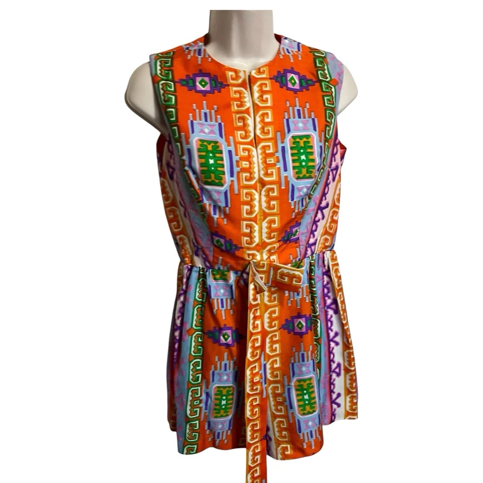 Mameluco vintage años 60 con maxi falda desmontable Foto 3 de 4