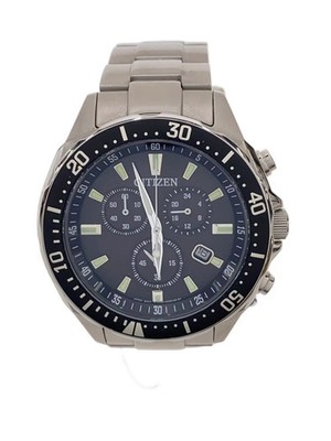 CITIZEN Solar Watch Analog Stainless BLK SLV SS h500 s064538