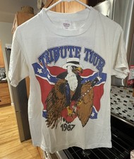 Vintage "Original" Lynyrd Skynyrd 1987 Tribute Tour Large like Medium T-Shirt