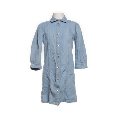 Name It, Jeanskleid, Größe: 128, Blau, Baumwolle, Einfarbig, Denim, Mädchen #Uv7