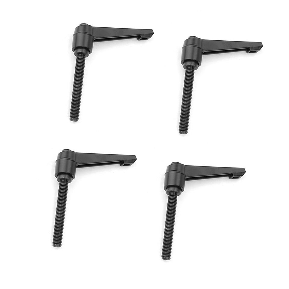 (80mm)4PCS Metal Machine Knobs Adjustable Fixing Handle M10 Male Thread ...