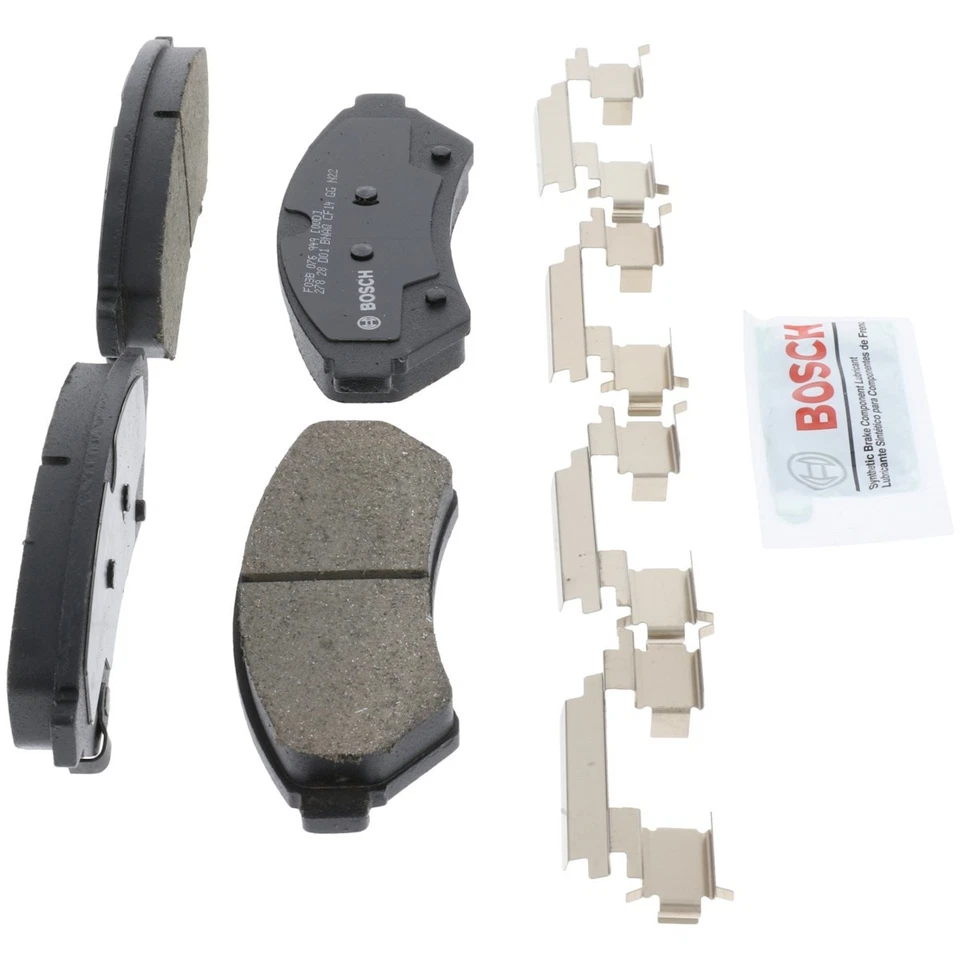 Juego de pastillas de freno delanteras BC1075 Bosch de 2 ruedas para Chevy Buick LaCrosse Allure Foto 3 de 4
