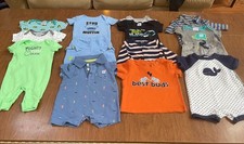 Boys Newborn to 3 months, Lot of 14 - Carters, Baby Gear, Gymboree, WeeWeare