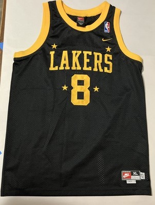 Kobe Bryant #8 Los Angeles Lakers Nike Black '57 Jersey Youth XL