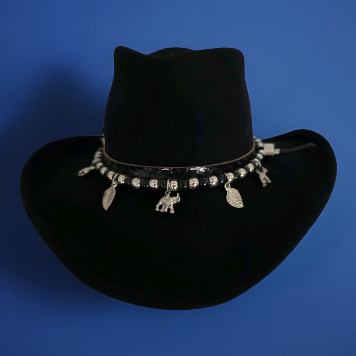 Frank Olive for Naiman Marcus Black marabou Feather Cloche Hat Elegant Glamour Women main image 3