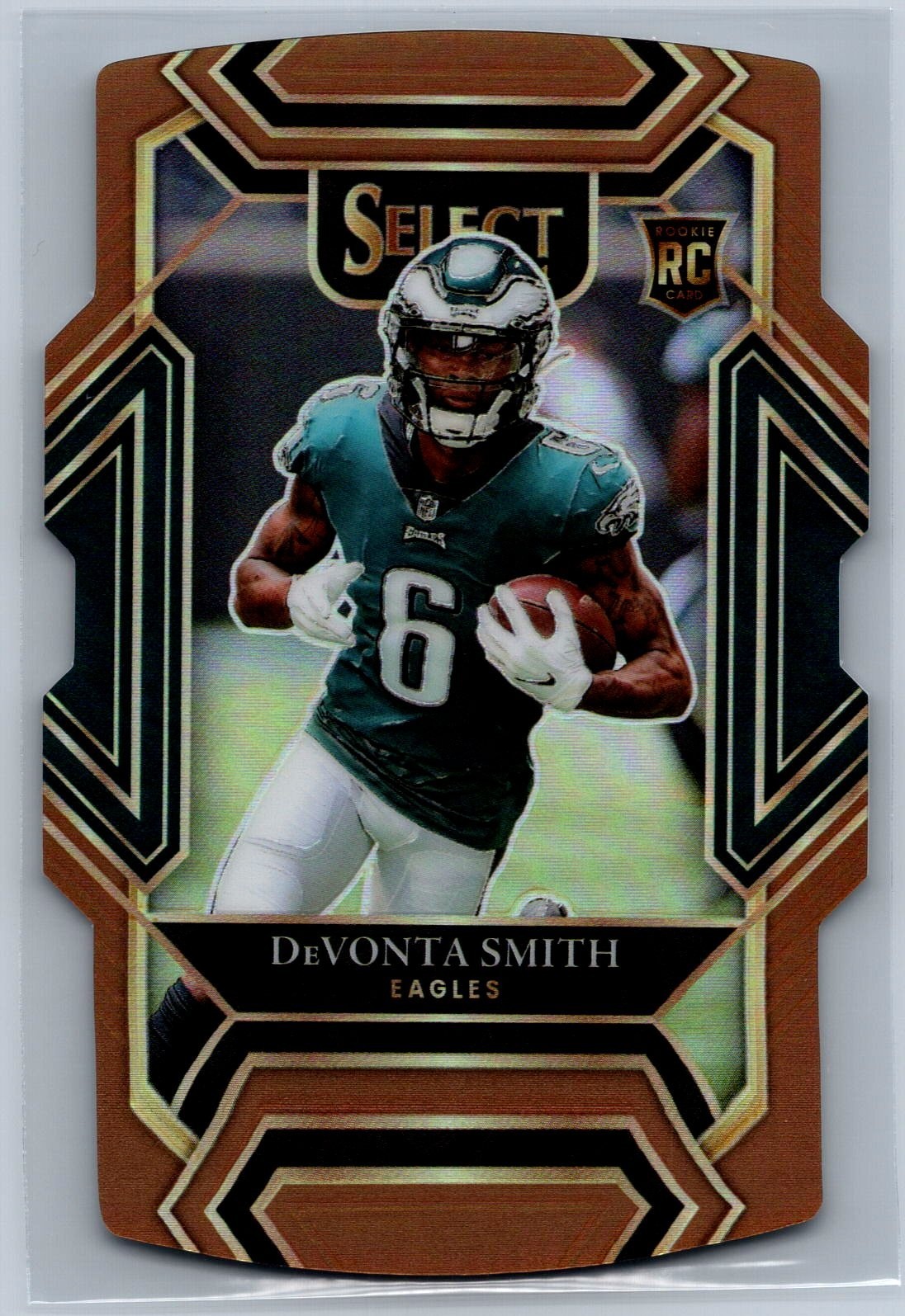 2021 Panini Select Club Level Copper Prizm Die-Cut /199 Devonta Smith Rookie RC