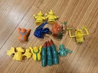 Lot of 12 Rubber Finger Puppets Witch Fingers Monsters Clowns Toys