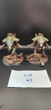 Warhammer 40K Pro Painted Chaos Knight War Dog  X2 Fully Magnetized Lot #3