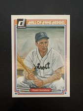 Hank Greenberg 1983 Donruss Hall of Fame Heroes #16 Detroit Tigers See Photos