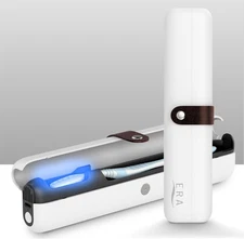 ERA White Toothbrush UV Light Sanitizer Rechargeable Portable Sterilizer Case