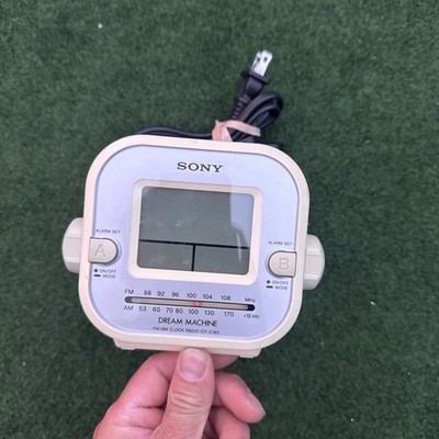 Sony Dream Machine Clock Radio ICF-C180 Dual Alarm AM FM Tested Works