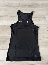 Men 2XL Nike Pro NBA Player Issued Compression Black Tank 880805-010