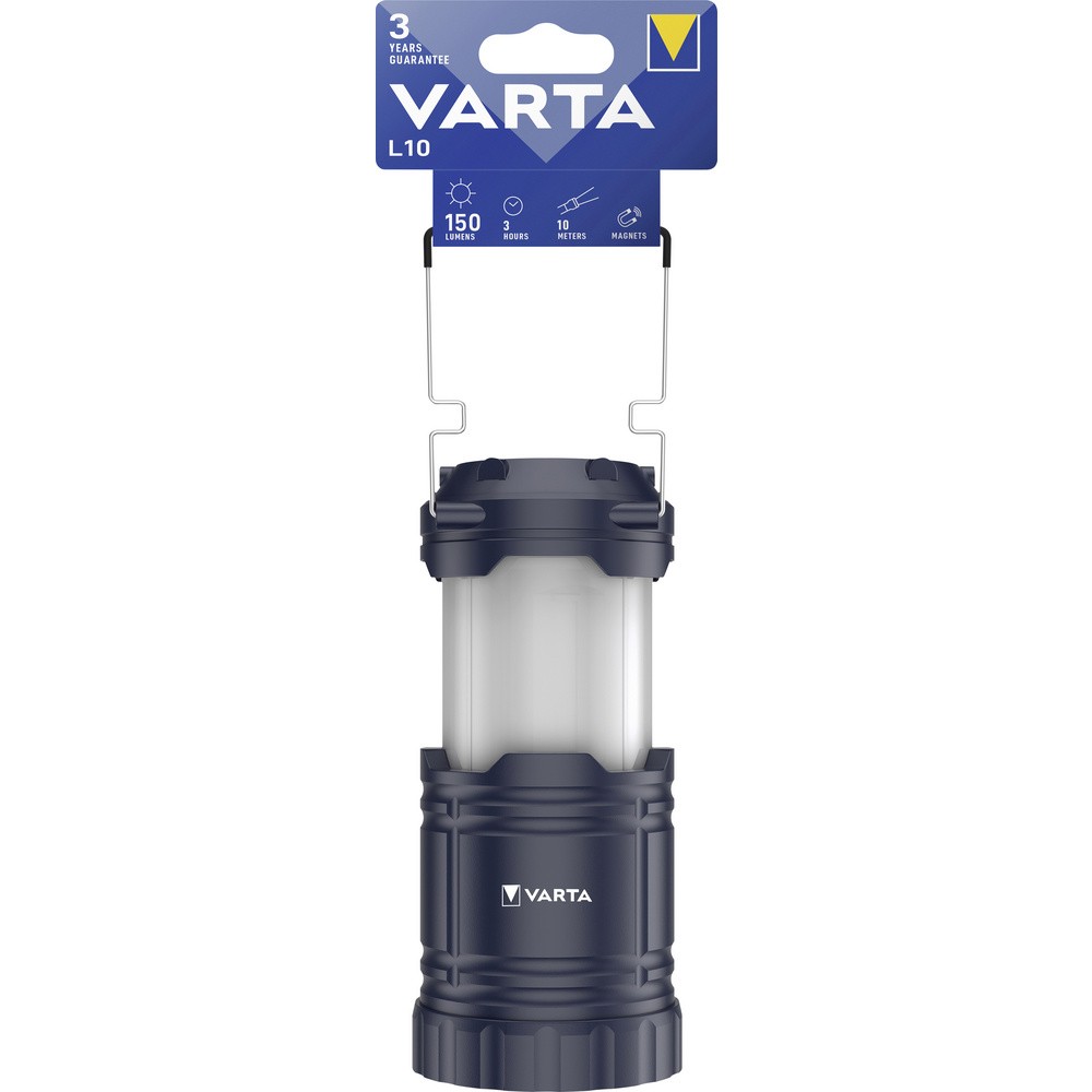 Varta 15673101111 VARTA Lantern L10 3AA ohne Batt Camping-Laterne 150 lm 3390₽