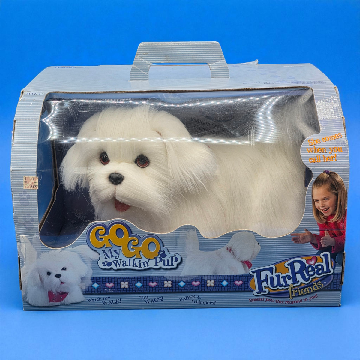 Vintage Hasbro GO GO MY WALKING PUP, Never Opened/Removed From Box