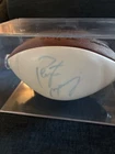 Peyton Manning Autographed White Panel Football Colts with COA and Display case