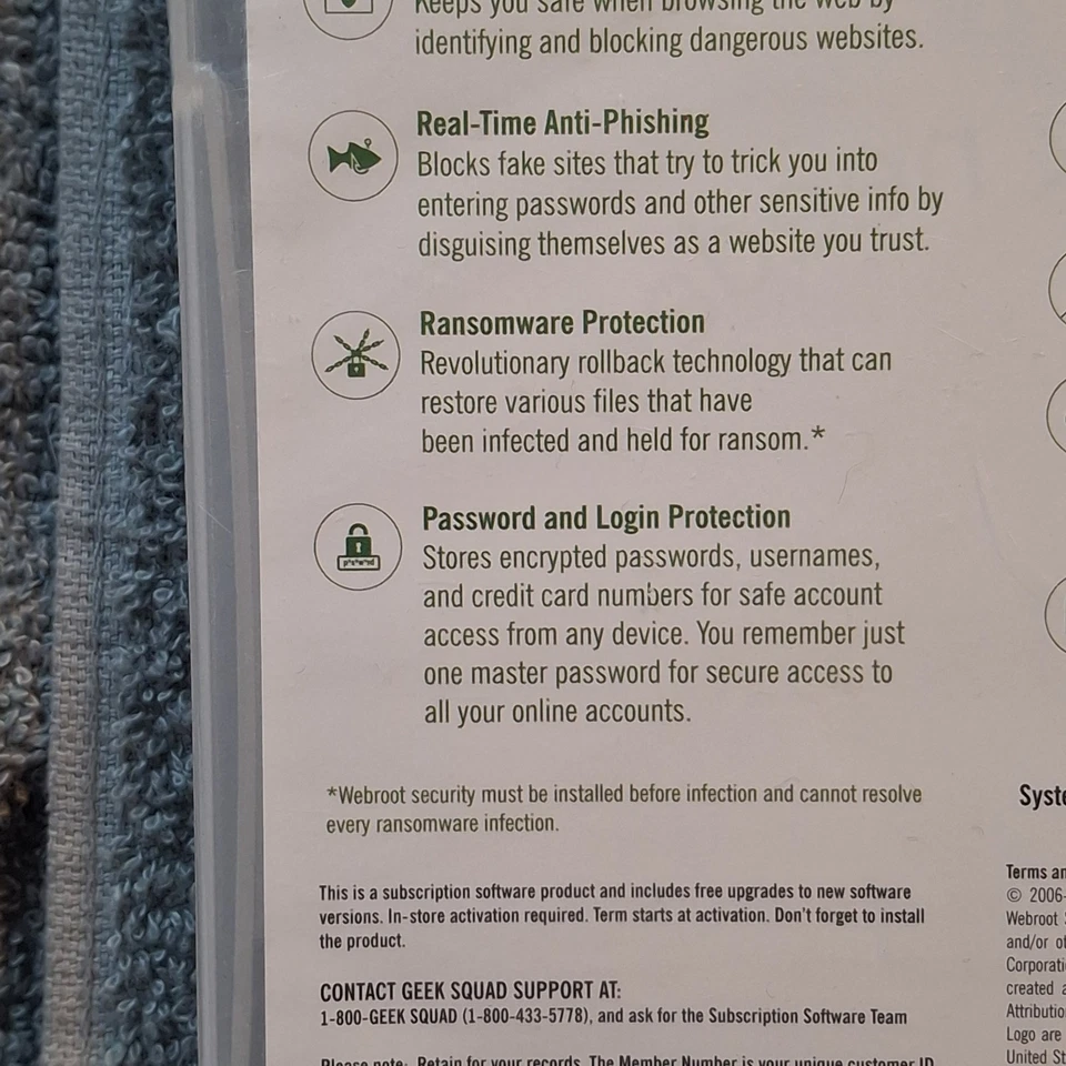 Webroot Secure Anywhere Internet Security w Antivirus PC Mac Mobile 3 Device New - Image 4 of 4