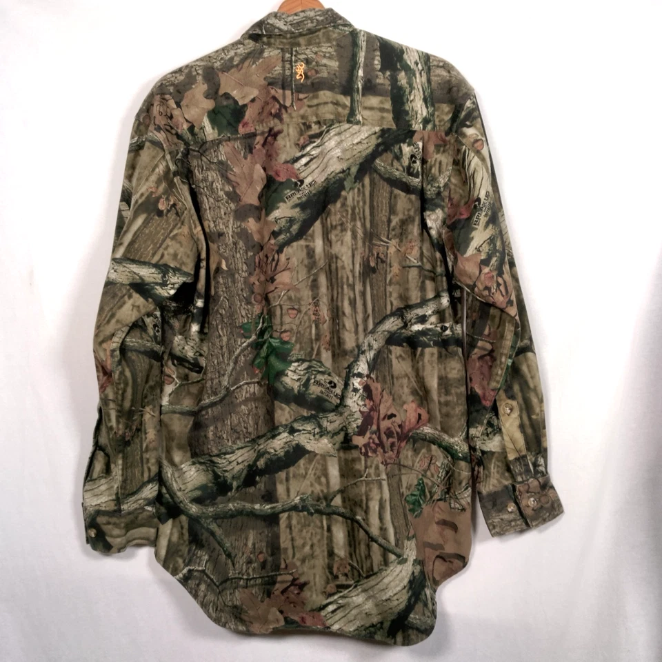Browning Break Up Infinity Camo Shirt Medium Long Sleeve Tree Camouflage Hunting - Image 2 of 4