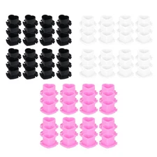 200Pcs Ink Cups Heart Shaped Container Pigment Holder for Makeup Supplies