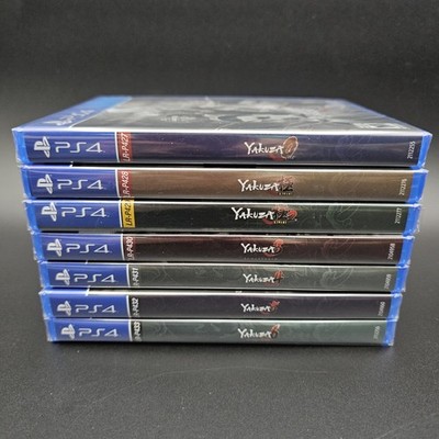 Yakuza PS4 Complete Collection Kiwami Zero 0 2 3 4 5 6 Remastered New LRG