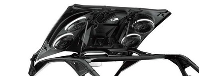 Used like new OEM BRP Can-Am Maverick X3 Rockford audio roof flip kit 715007131